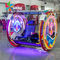 劇場の硬貨の補助機関車のアーケード機械360度の回転車輪の幸せなLeba車の椅子の振動車