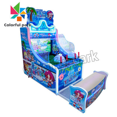 Water Shooting Kid Arcade Machine , Frozen Sharp Stand Up Arcade Machine Acrylic