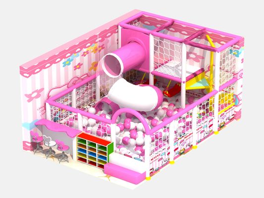 キャンデーの家の子供の柔らかい遊び場、反ひびの屋内泡の演劇の構造