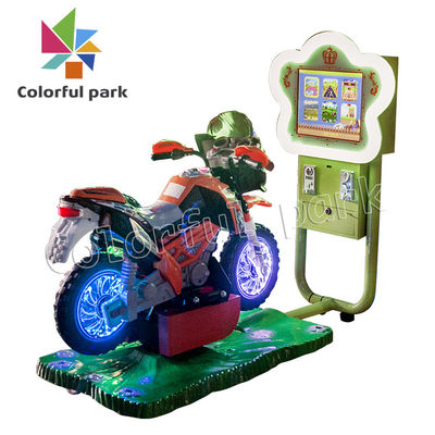 極度のオートバイの子供のアーケード機械対話式ビデオのゲームの硬貨は子供の乗車を競争させることを作動させた