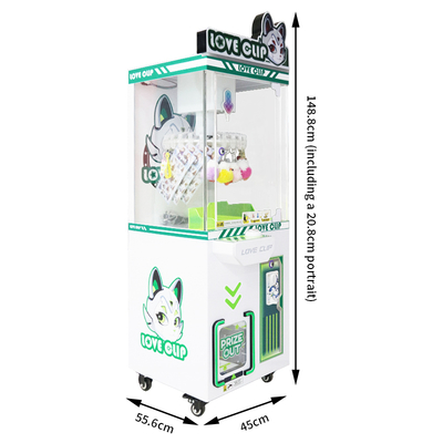 Mini Candy Gift Clip Machine Indoor Game Coin-operated Children's Arcade Machine