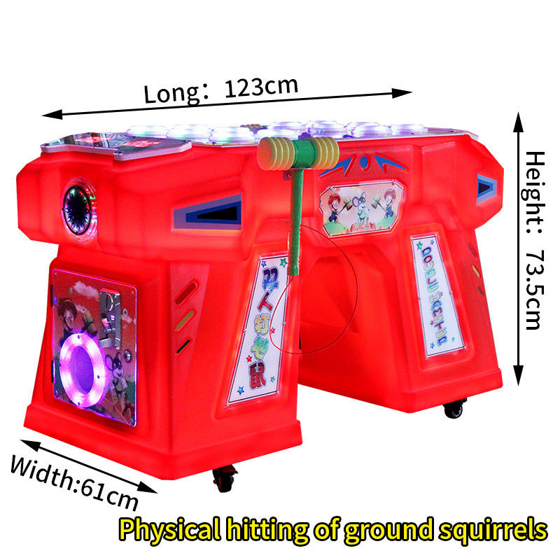 Red Factory Amusement Park Arcade Game Machine Coin Operation