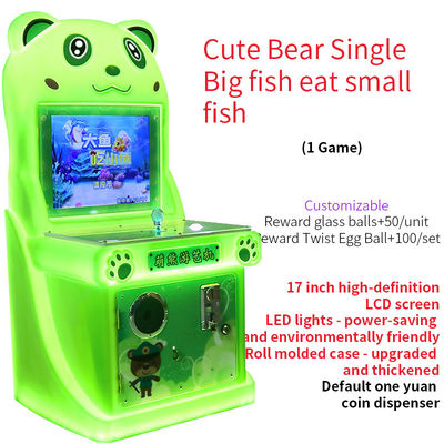 コイン操作アークードマシン 大きな魚が小さな魚を食べる ゲーム ジョイスティック操作ゲームマシン