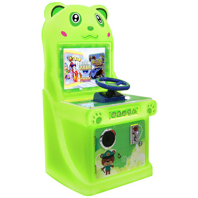 可愛い熊ゲーム工場 コイン操作 子供のレースコンテスト アーケードゲームマシン