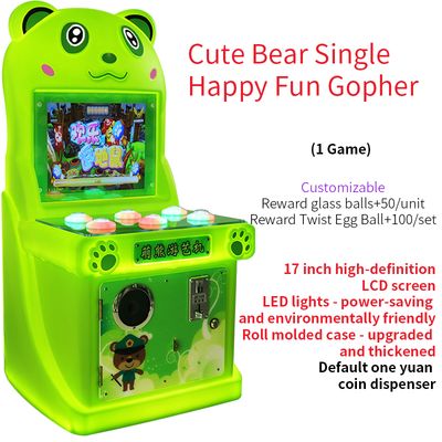 新しく人気のあるアーケードコイン式子供用グラウンドホッグシューティングマシン